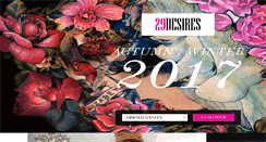 Desktop Screenshot of 29desires.com